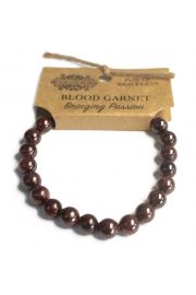 Bracelet de Puissance - Grenat Sanguine