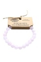 Bracelet de Puissance - Quartz rose Amour et Réconciliation