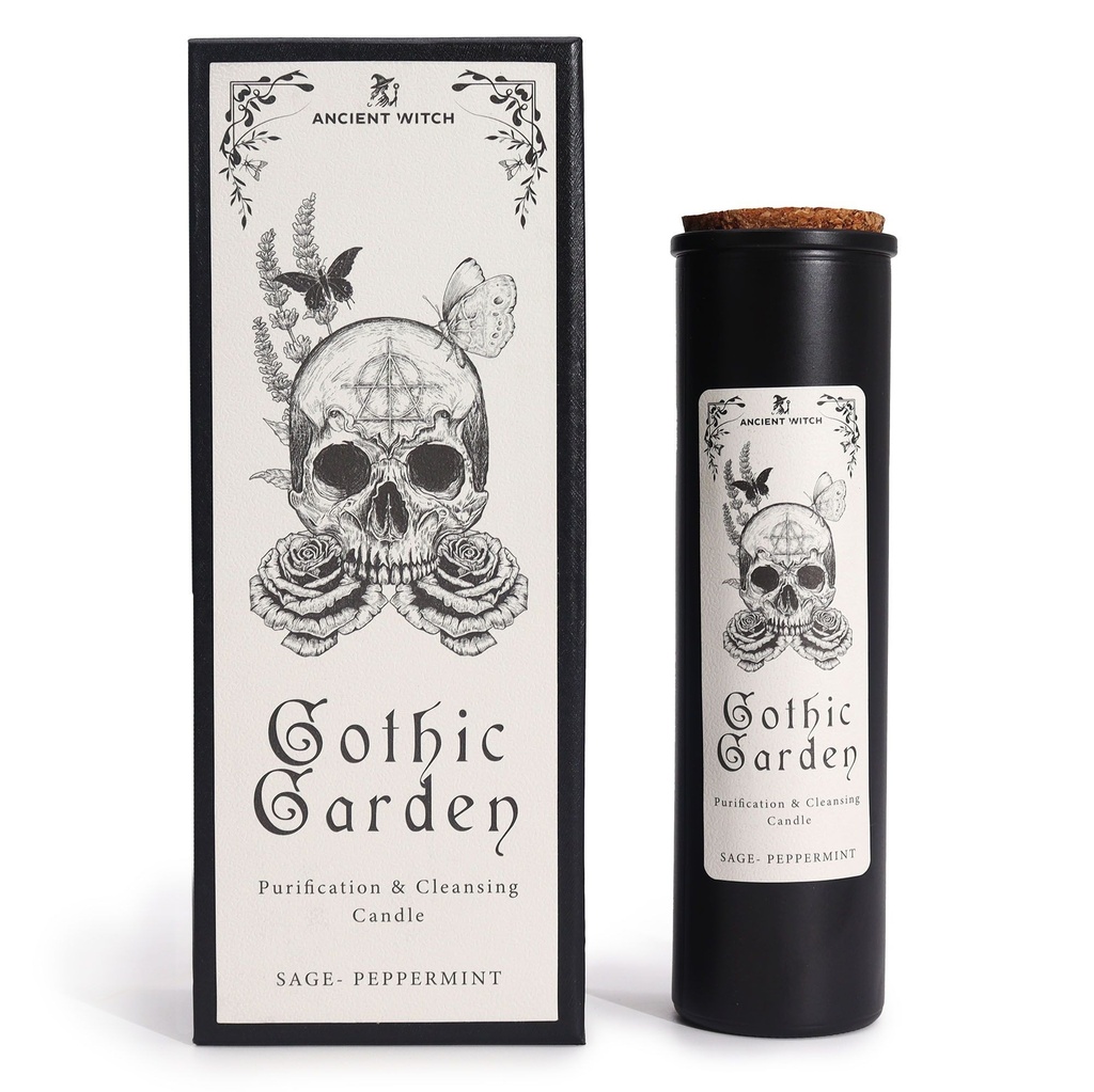 Bougie de Purification de Sorcière Ancestrale - Jardin Gothique