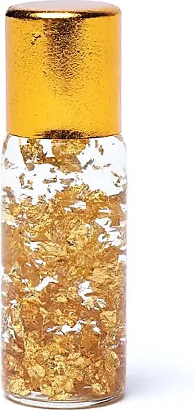 Fiole - bouteilles avec feuille d'or pur