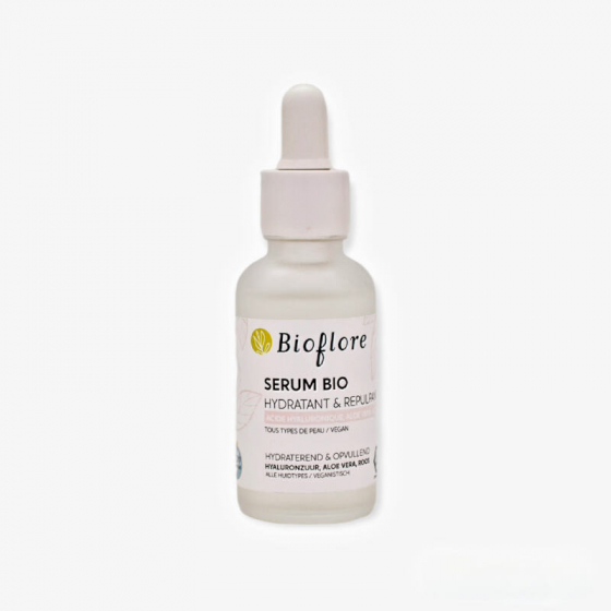 Sérum bio hydratant et repulpant - rose
