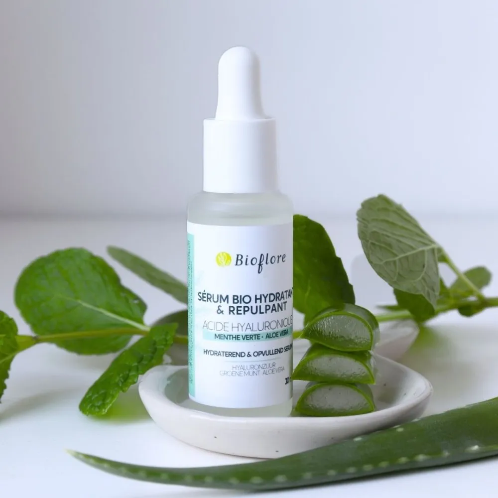 Sérum bio hydratant et repulpant - menthe verte