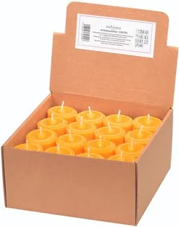 Bougie chauffe plat cire d'abeille