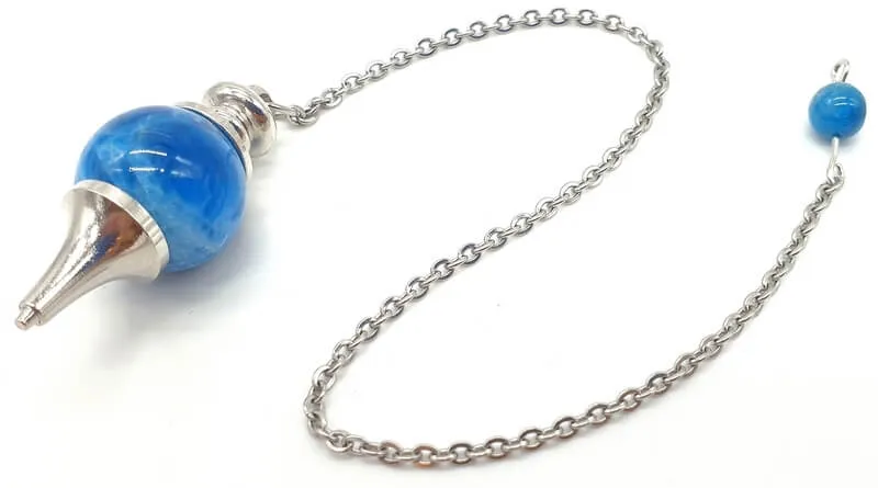Pendule sphère apatite