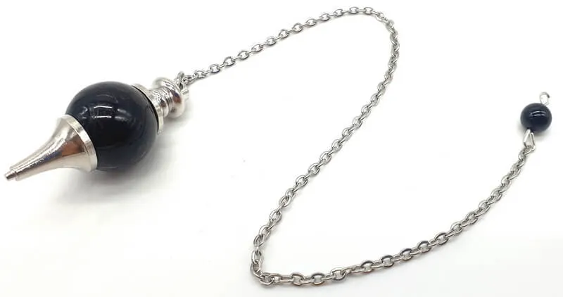 Pendule sphère tourmaline