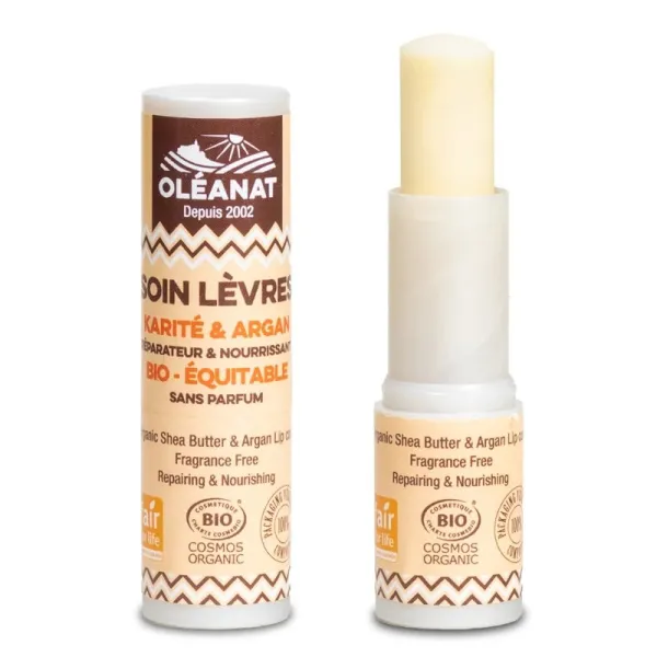 Baume à Lèvres Karité & Argan, 4,50 g
