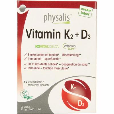 Physalis Vitamine K2 + D3 60tb
