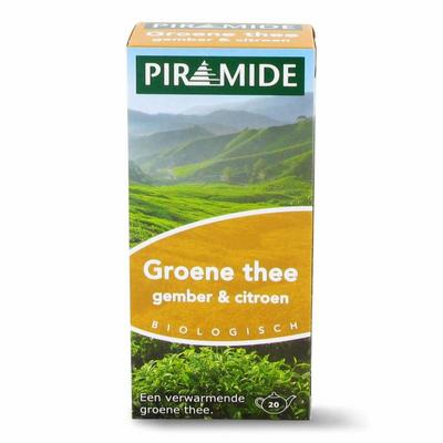 Piramide infusettes - thé vert gingembre citron bio 20 sachets