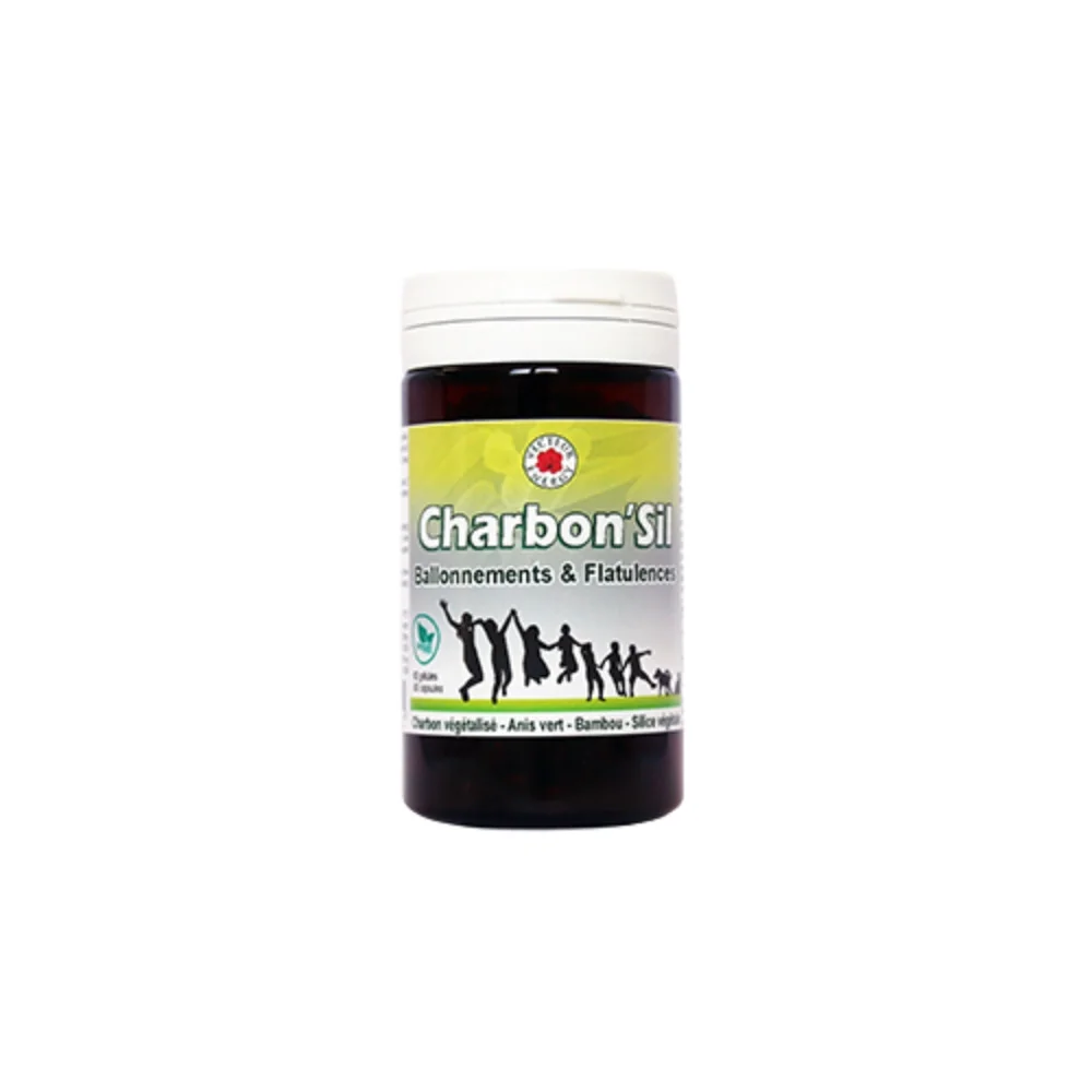 Charbon’Sil – 60 gélules végétales