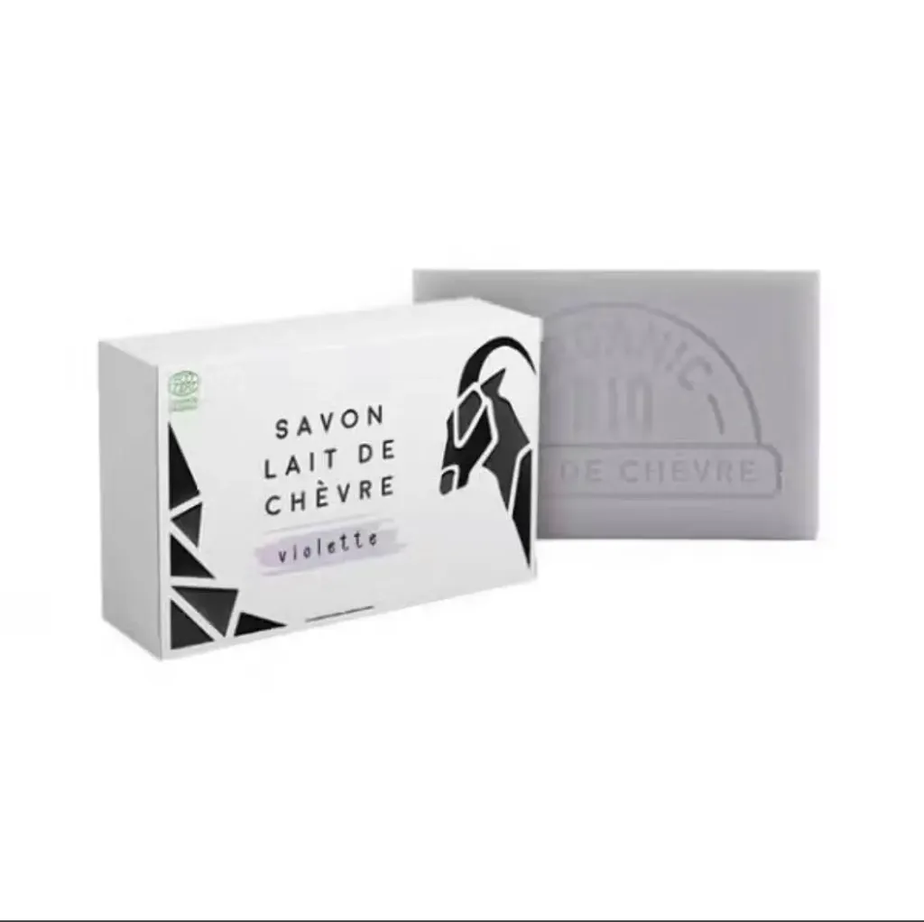Savon au lait de chèvre parfum violette 90g