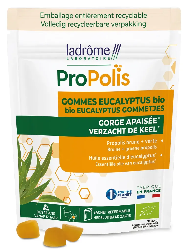 Gommes propolis eucalyptus doypack 45g