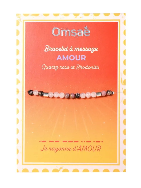 Bracelet Message Secret – Amour - Je rayonne d'amour