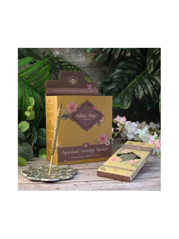 Encens Green Tree Smudge - Nettoyage - Sauge Blanche