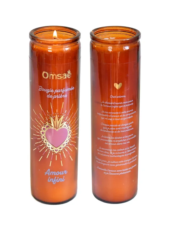 Bougie de prière Amour infini
