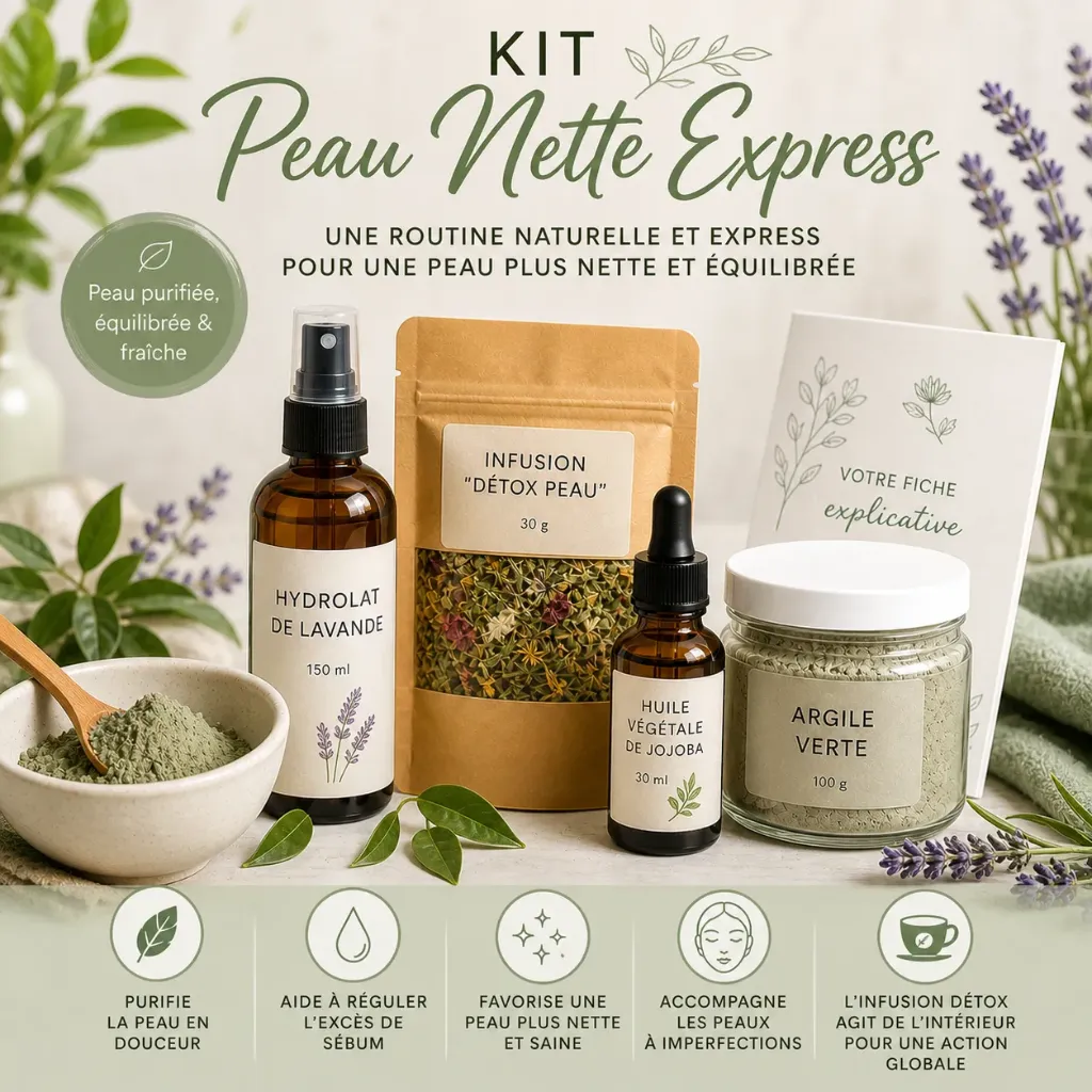 KIT masque visage Peau Nette Express