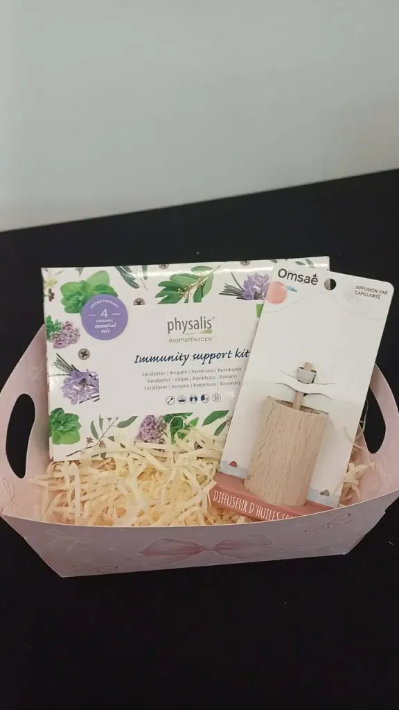 Diffuseur Omsaé & Immunity Support Kit Physalis – coffret aromathérapie numéro 9