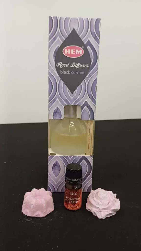 Diffuseur à bâton Black Currant & galets parfumés – senteur Roasted Chestnut – coffret parfum d’ambiance - numéro 17