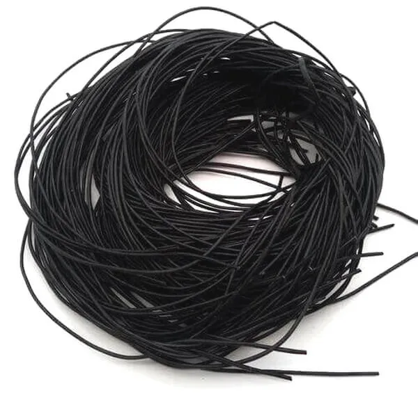 Fil Noir à Pendentif – Cordon 100 cm – 1 pièce
