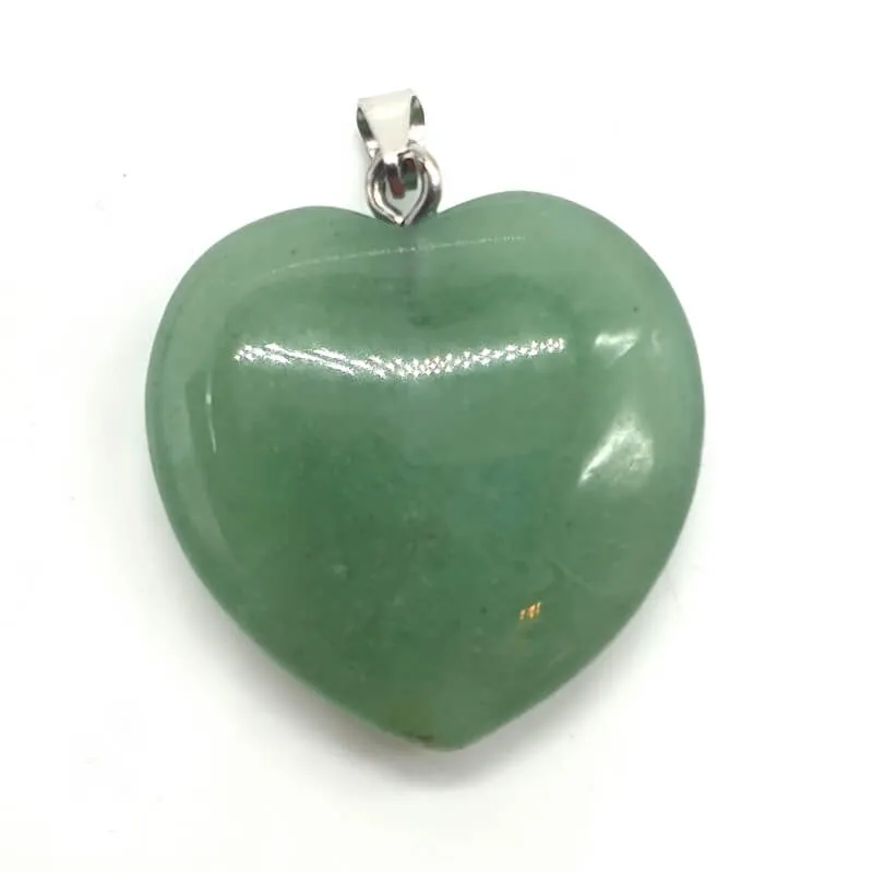 Aventurine Verte – Pendentif pierre naturelle – Forme coeur