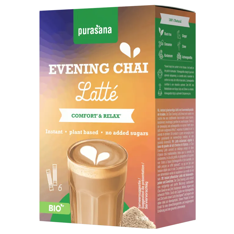 Hojicha Latte 6 x 10 g – Latte végétal au thé hojicha & ashwagandha