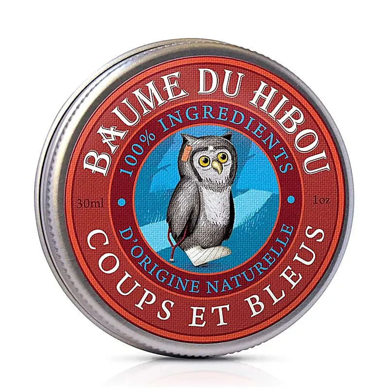 Baume du Hibou® Coups & Bleus BIO – Arnica & Huiles Essentielles – 30 ml
