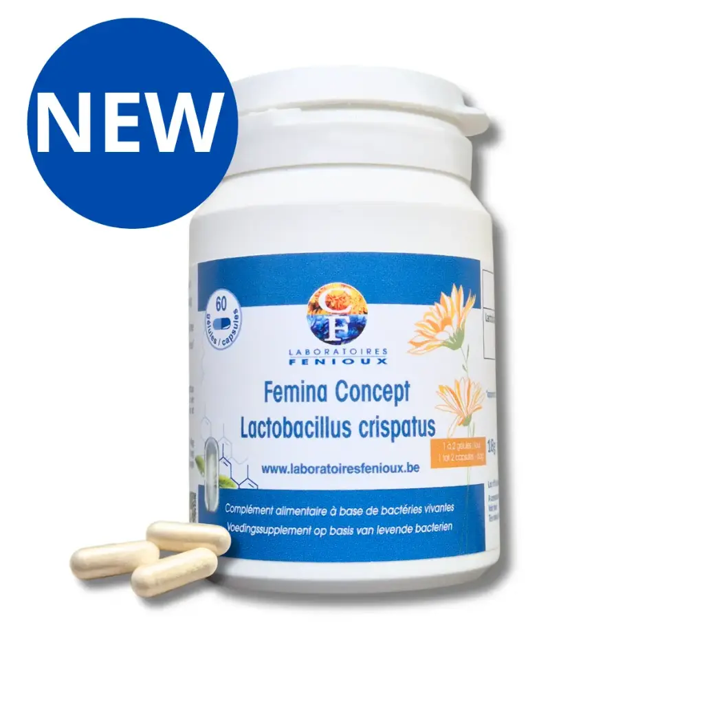 FEMINA CONCEPT® Lactobacillus crispatus – Ferments Lactiques Intimes – 60 Gélules