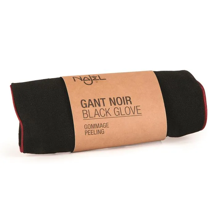 Gant Gommage Noir NAJEL – Gant Exfoliant pour Hammam & Soin du Corps