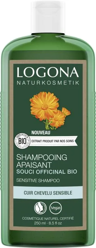 Logona Shampooing Apaisant Souci Officinal Bio – 250 ml