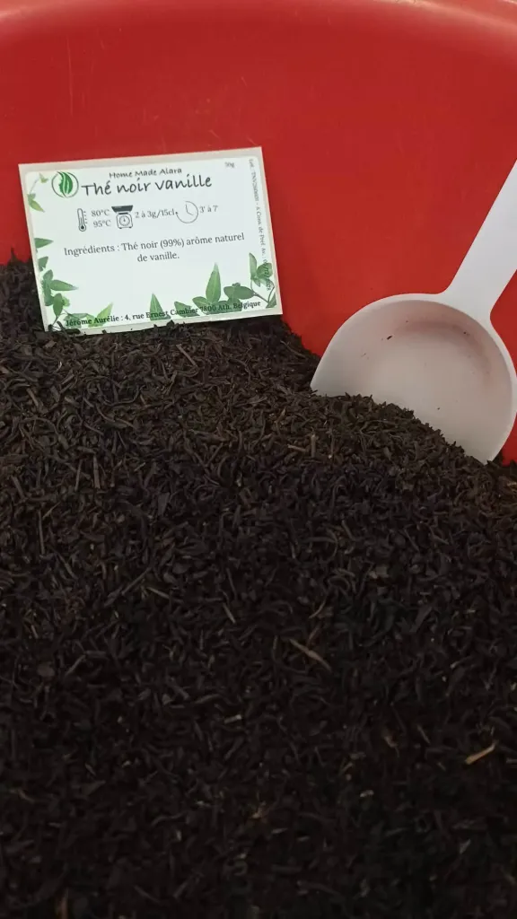Thé noir à la vanille 50g