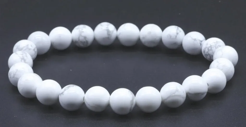 Bracelet d'Apaisement – Howlite 8 mm