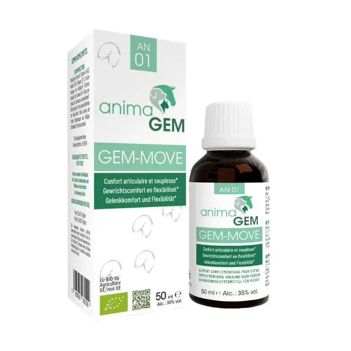 GEM-MOVE AnimaGem Bio – Gemmothérapie Articulations Chien & Chat – 15 ml