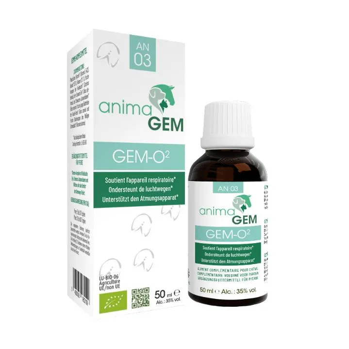 GEM-O² AnimaGem Bio – Gemmothérapie Confort Respiratoire Chien & Chat – 15 ml
