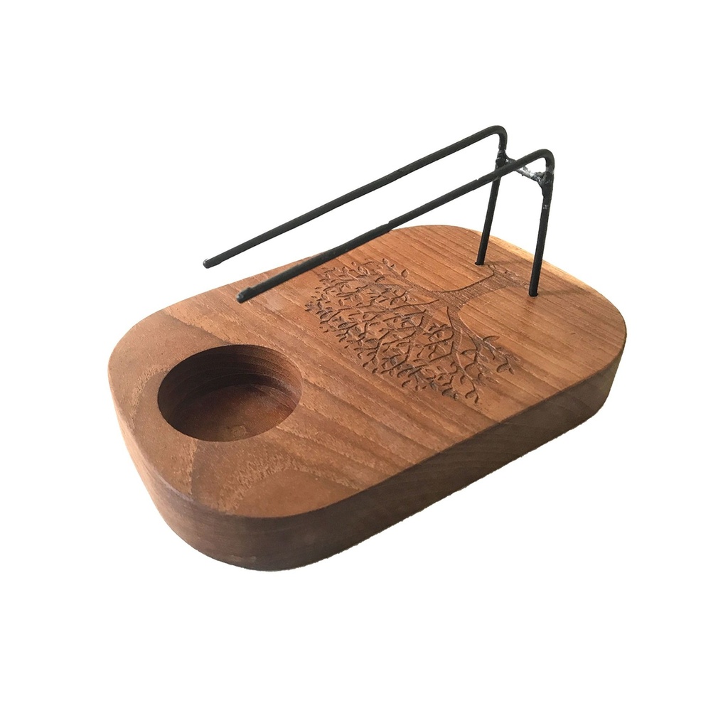 Poêle Palo Santo - Bois de teck - Motif Arbre de Vie