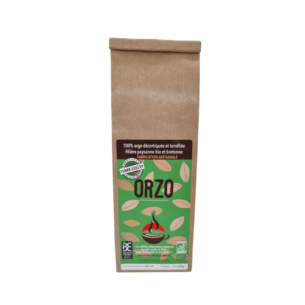 Orzo Café Bio – Café d’orge torréfiée sans caféine – 200 g