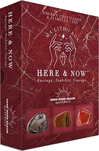 Ma Litho Box – Here & Now – 3 pierres + livre – Isabelle Cerf & Johann Chevillard