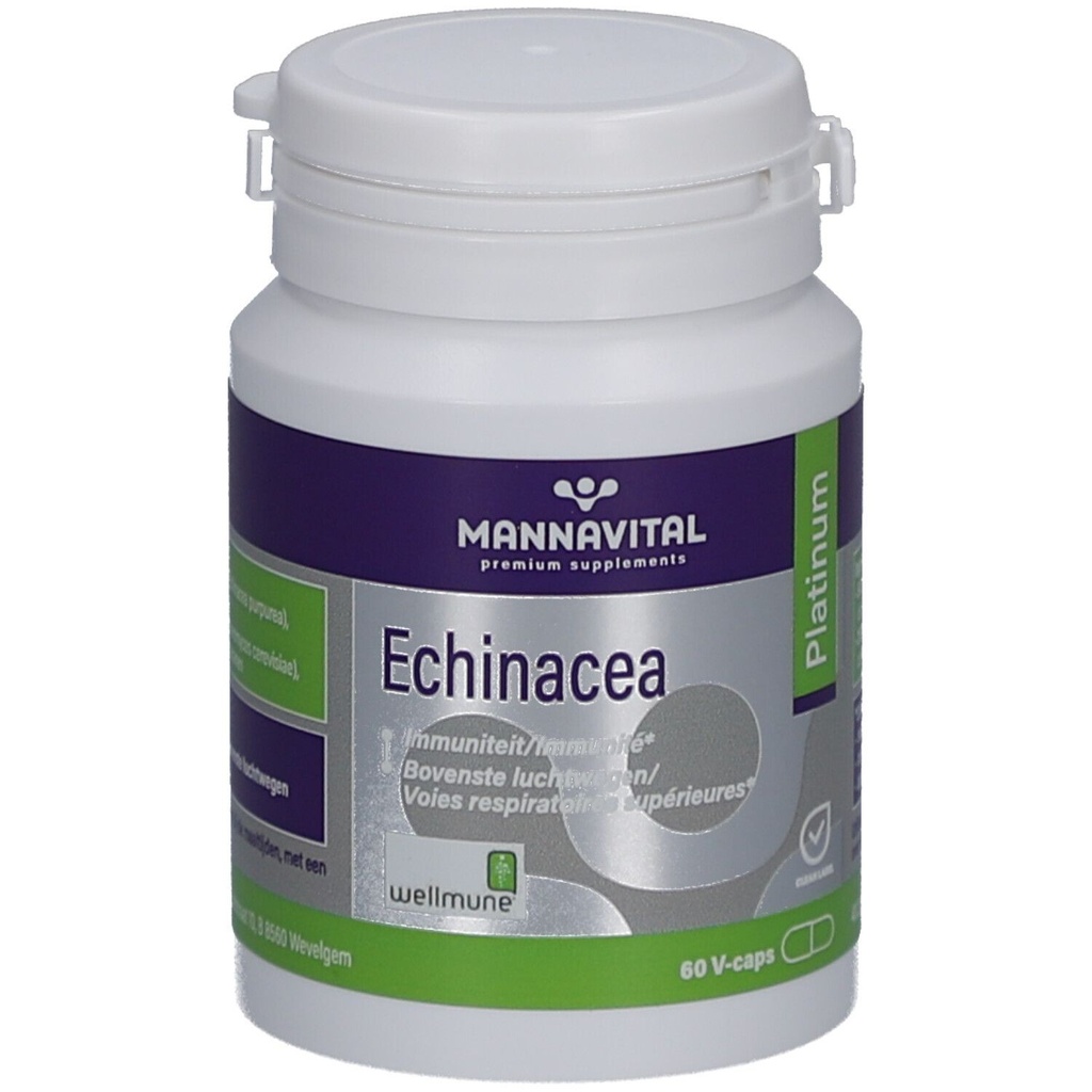 Mannavital Echinacea Platinum – Échinacée – 60 V-caps
