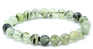 Bracelet Préhnite – Peurs, angoisses & mauvais rêves – Perles 8 mm