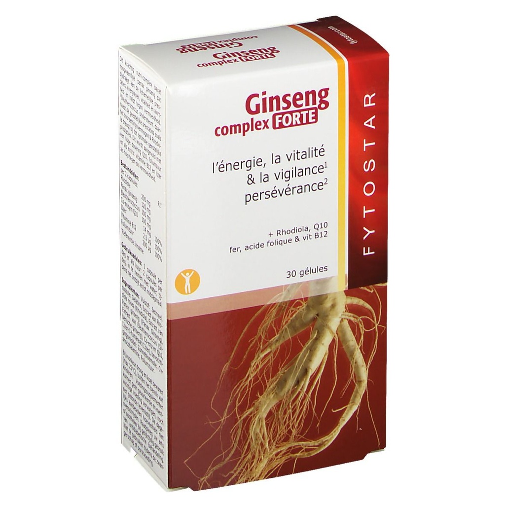Fytostar Ginseng Complex Forte – Énergie & Vitalité – 30 gélules