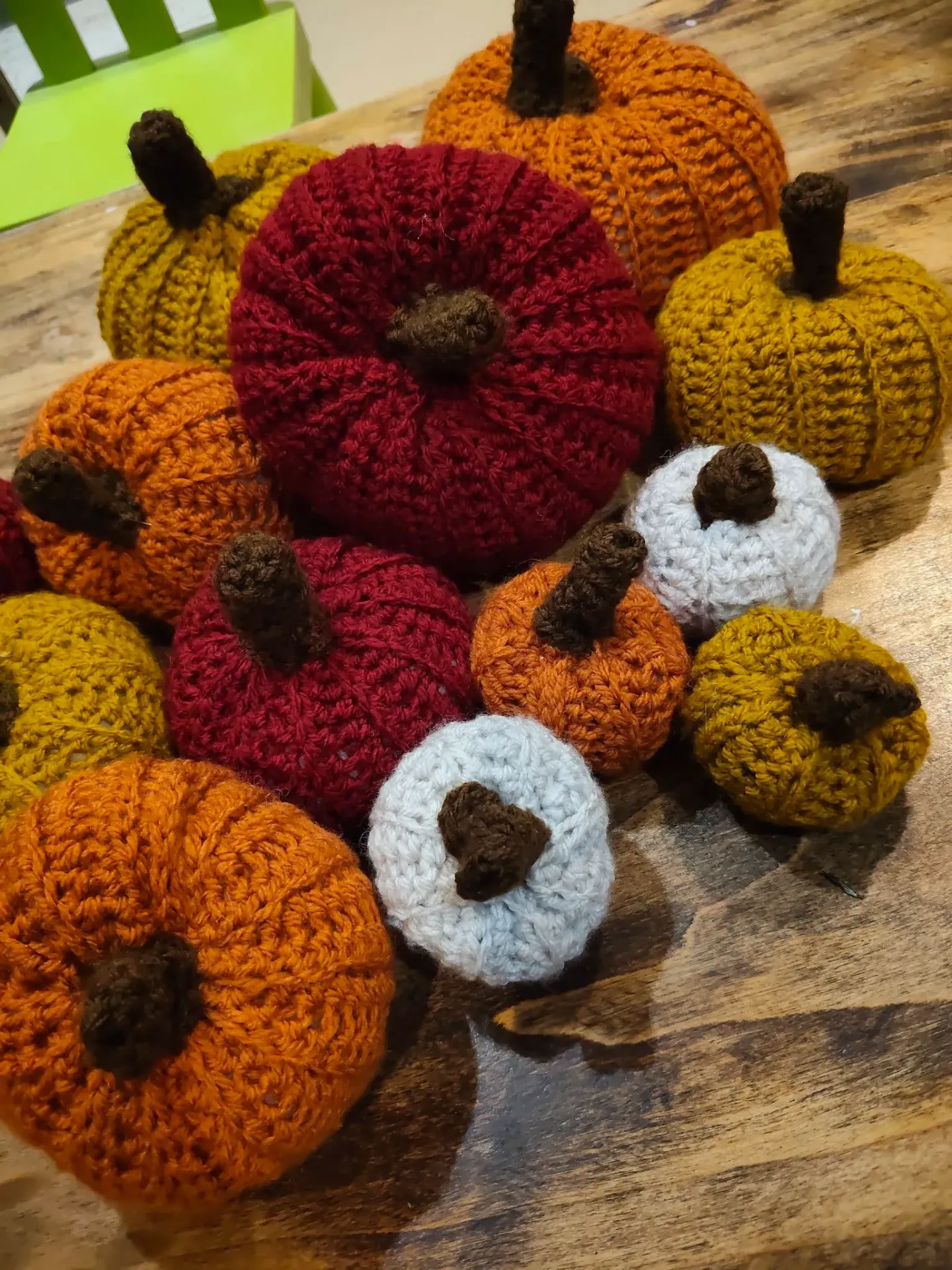 Citrouille au Crochet Fait Main – Décoration d’Automne – XS environ 5 à 7 cm (copie)