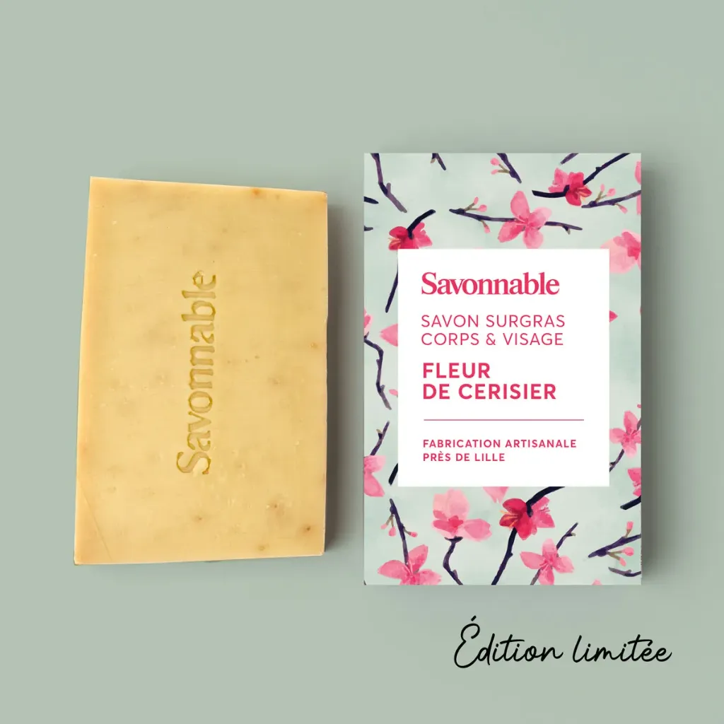 Savon Surgras Fleur de Cerisier Savonnable – Édition Limitée – 100 g