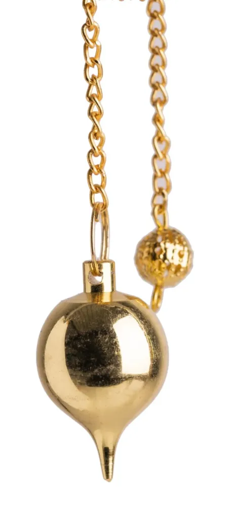 Pendule à bille en laiton plaqué or – 29 g – PBD01