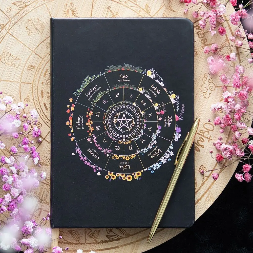 Carnet Roue de l'Année A5 – Wheel of the Year – 200 pages lignées