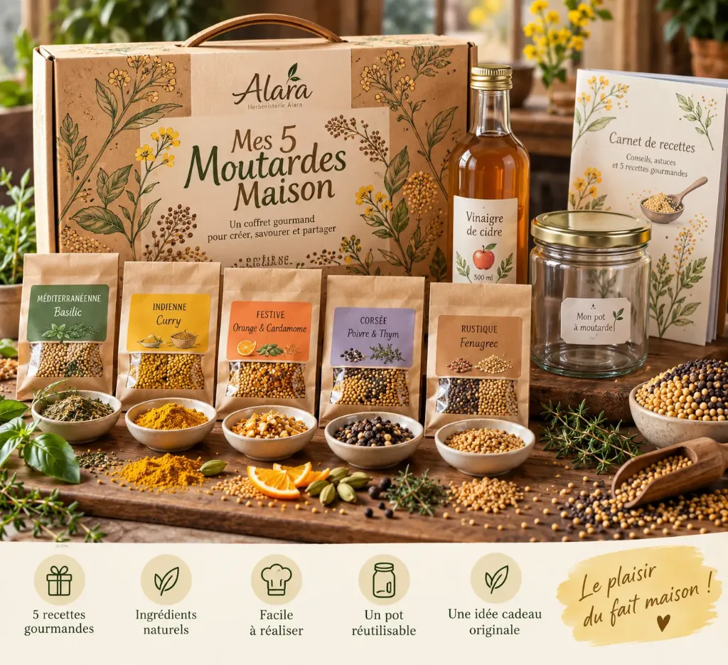 Coffret DIY – Mes 5 Moutardes Maison