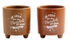 Contenant Je veux que du chocolat (D7H7,5CM) - Brun