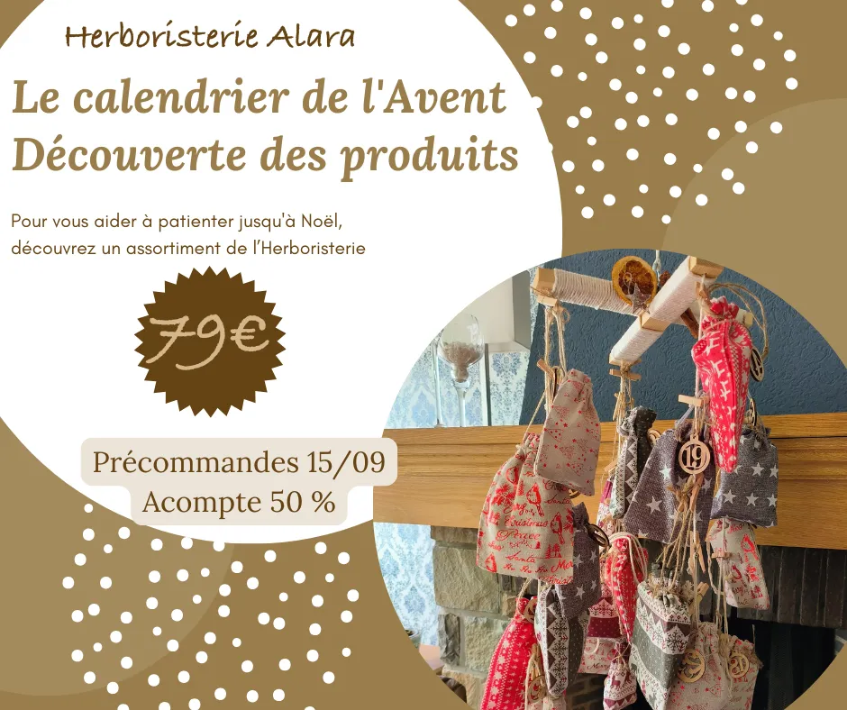 Calendrier de l'Avent - Découverte des produits acompte