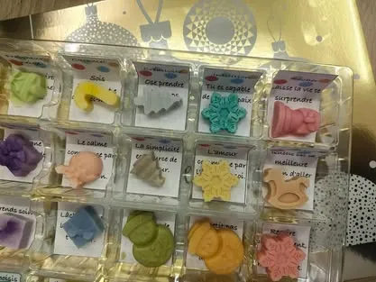 Calendrier de l'Avent fondants parfumés