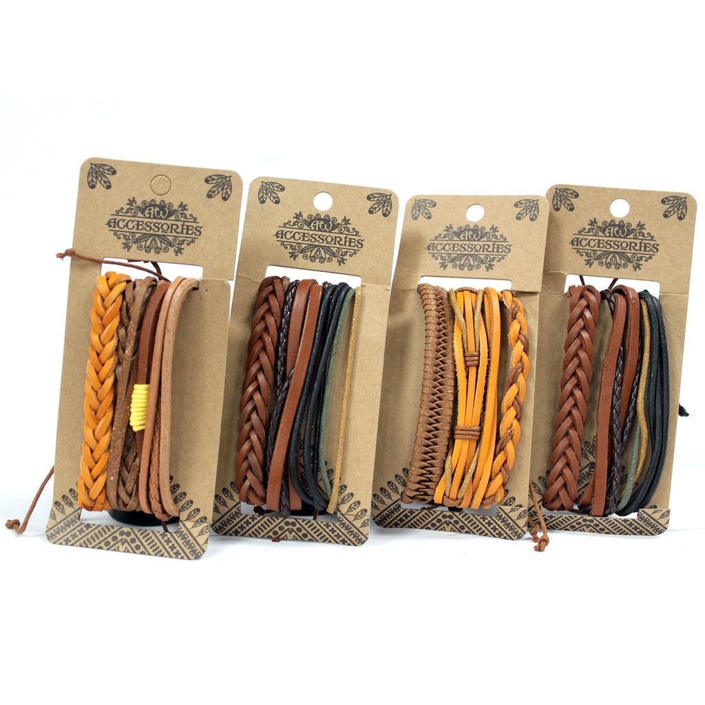 Bracelets pour Hommes - Tannés (assortiments)