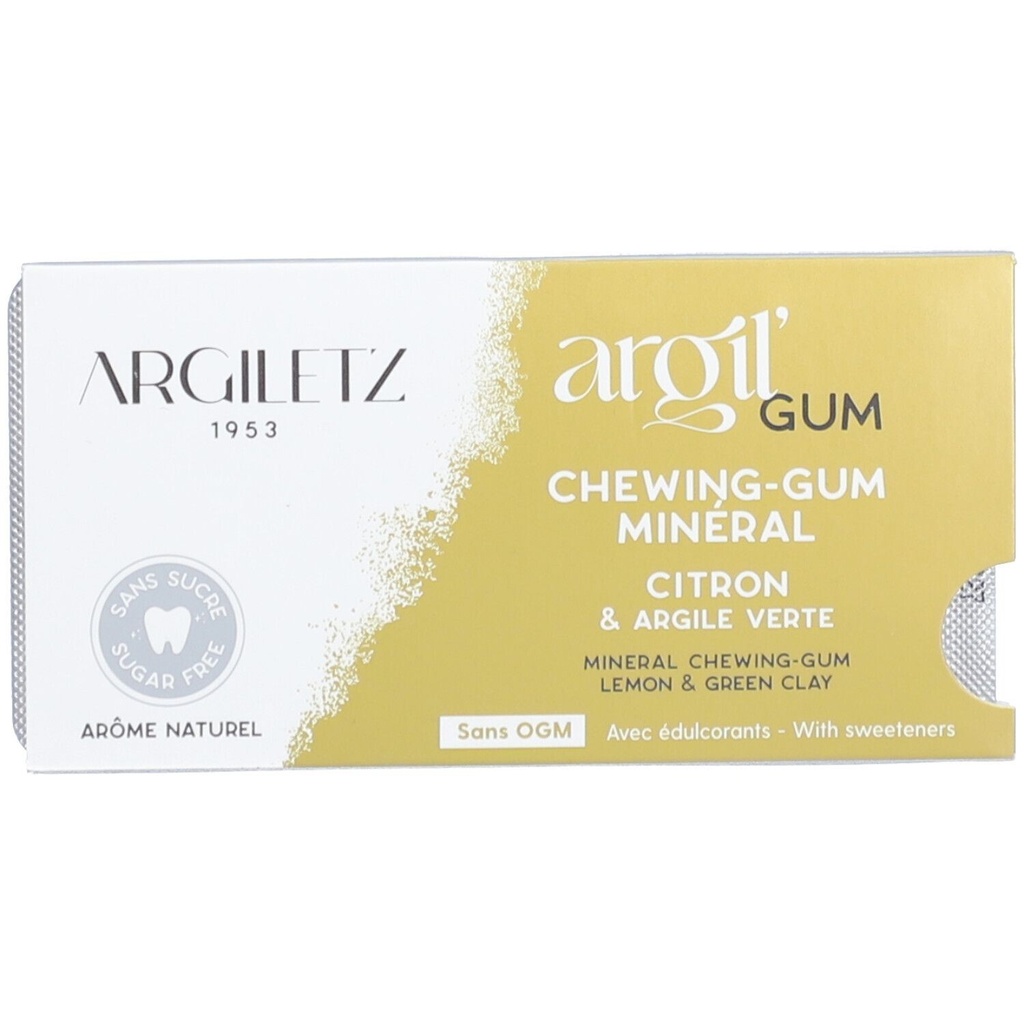 Argil'gum citron & argile verte 12pc