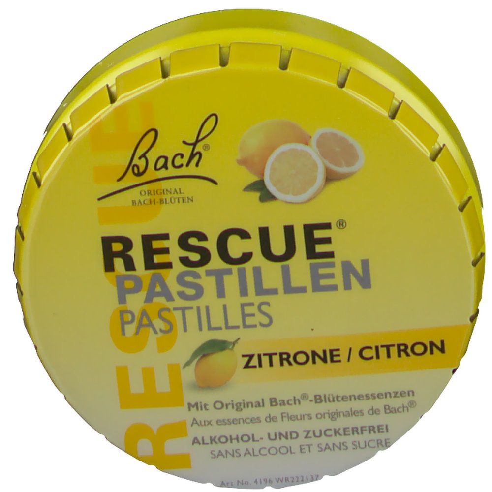 Bach Rescue remedy pastilles citron 50g