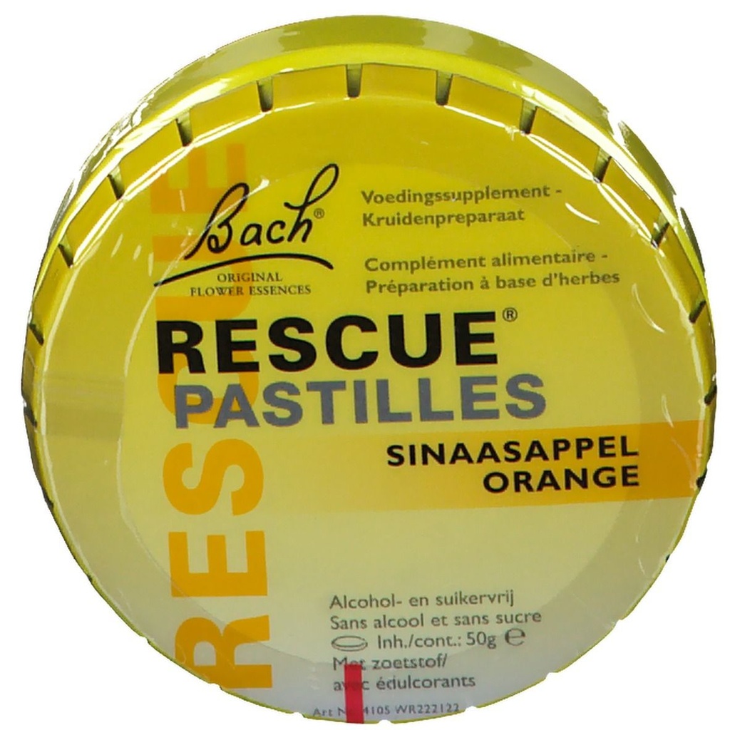 Bach Rescue remedy pastilles orange 50g